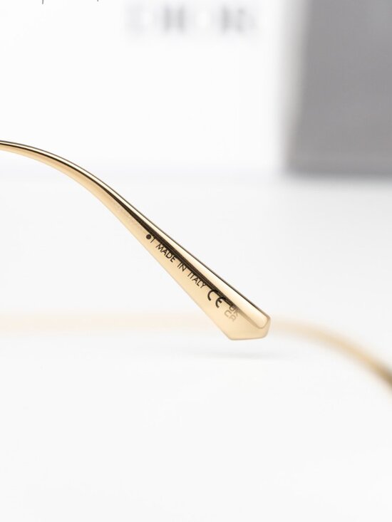 Dior Women Sunglasses Gold Grey Gradient Square DIORCANNAGE S1U B0A1 BRAND NEW main image 8